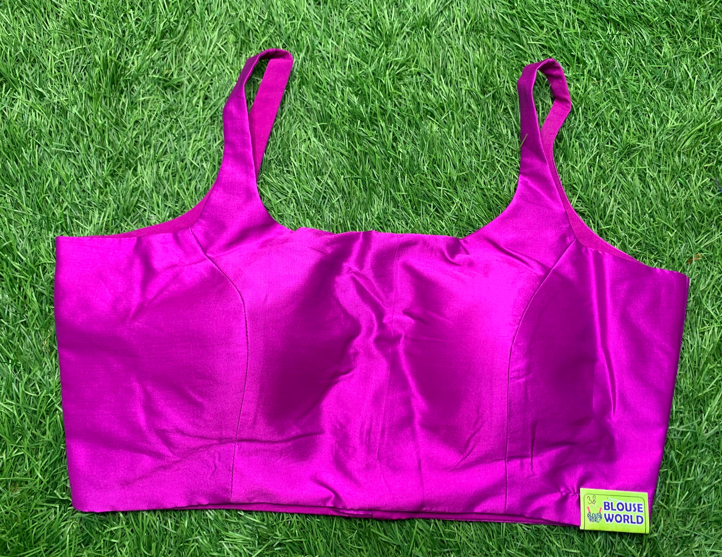 Dark pink spaghetti blouse π