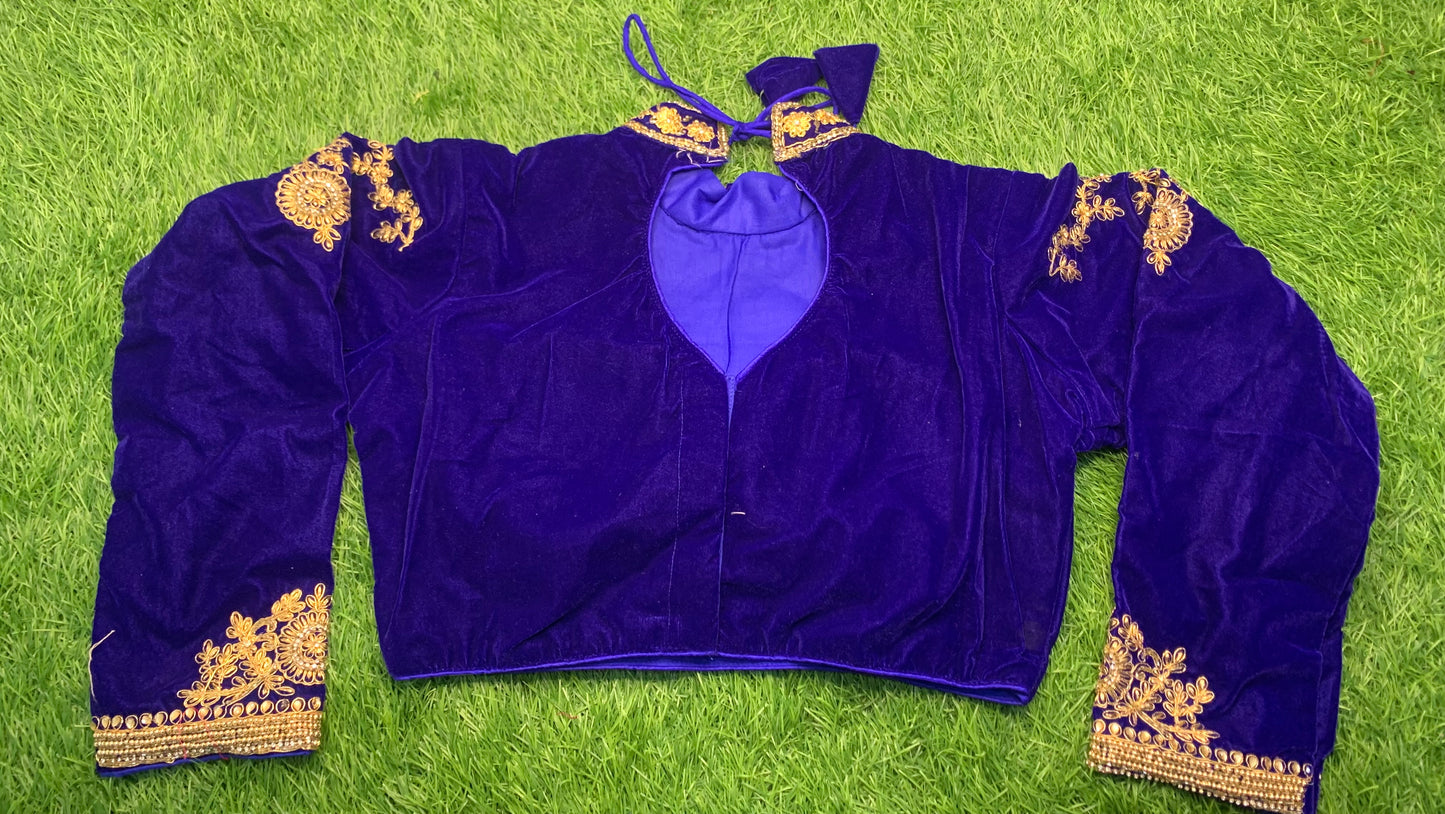 Maharani ๐ธ neck heavy work blouse full hands