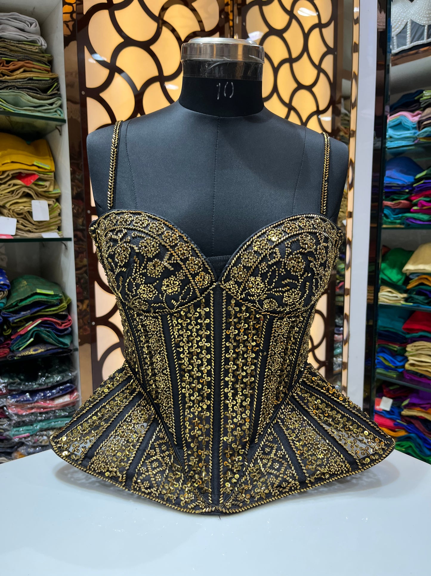 Artisan Peplum Corset Blouse Signature Series