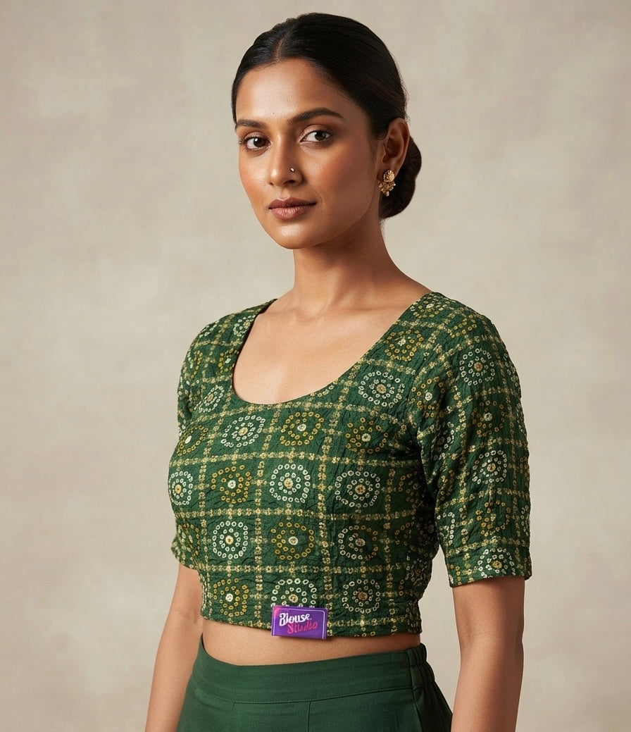 Bandhani strechable xl