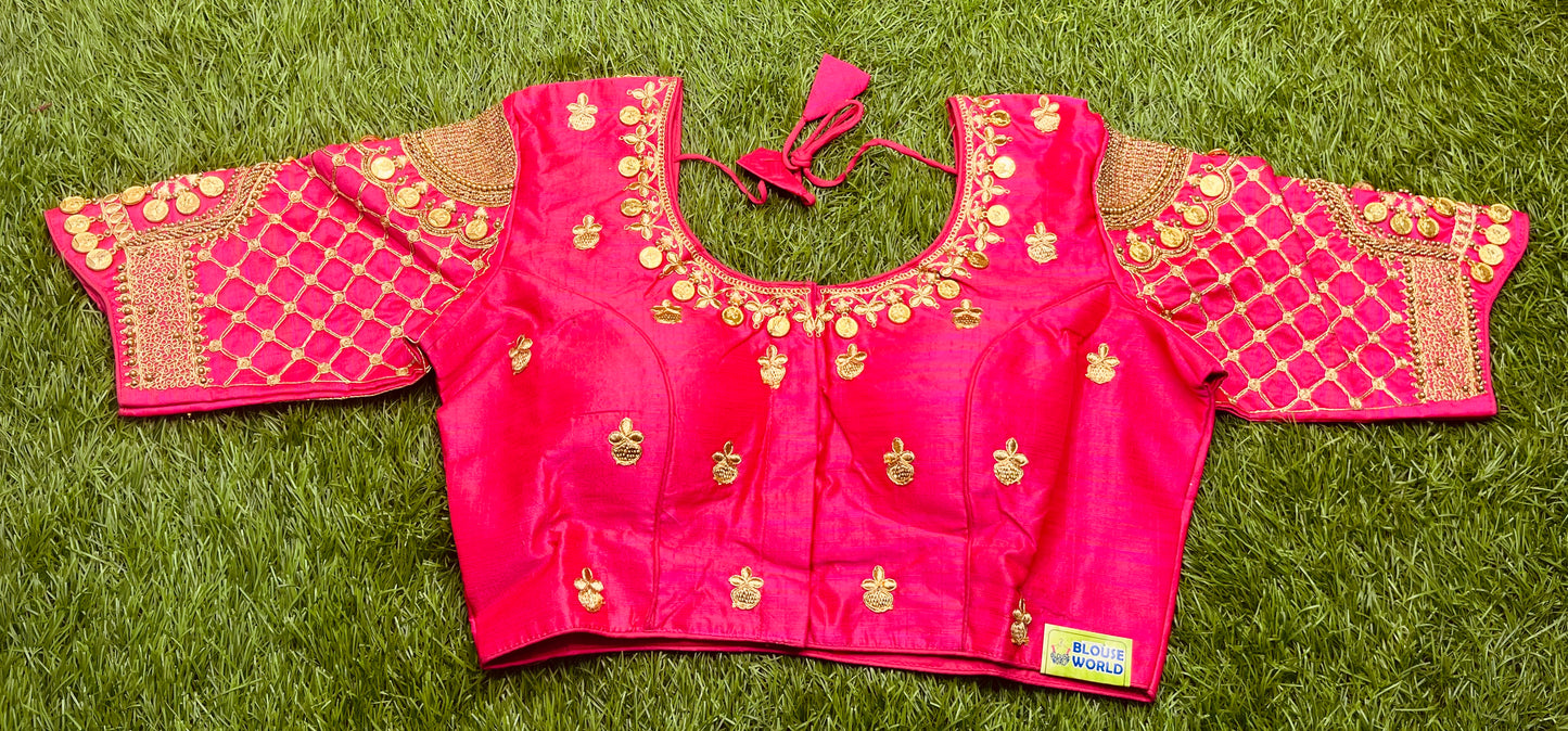 Rani pink coin ๐ช work blouse ๐