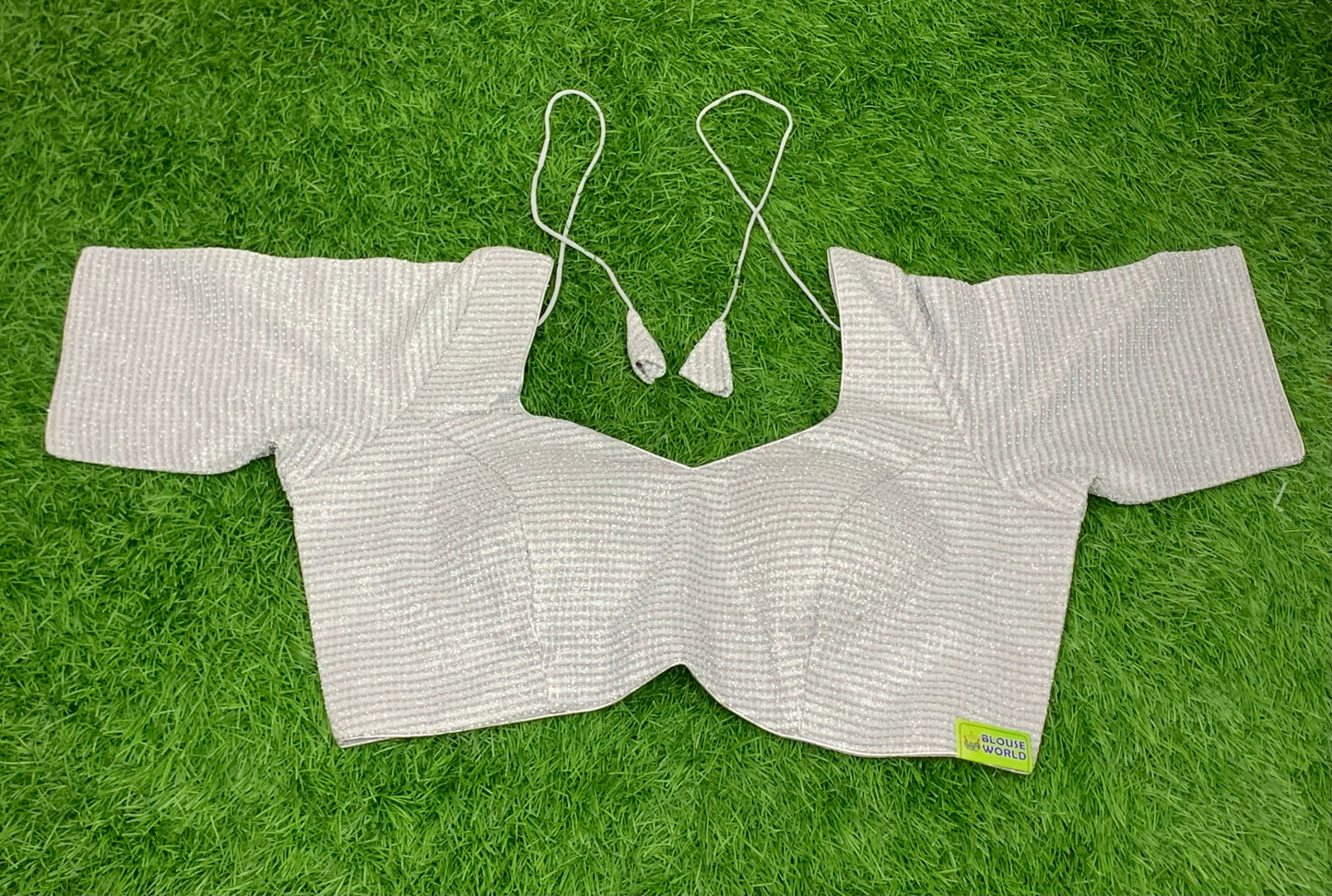 Silver sequence blouse