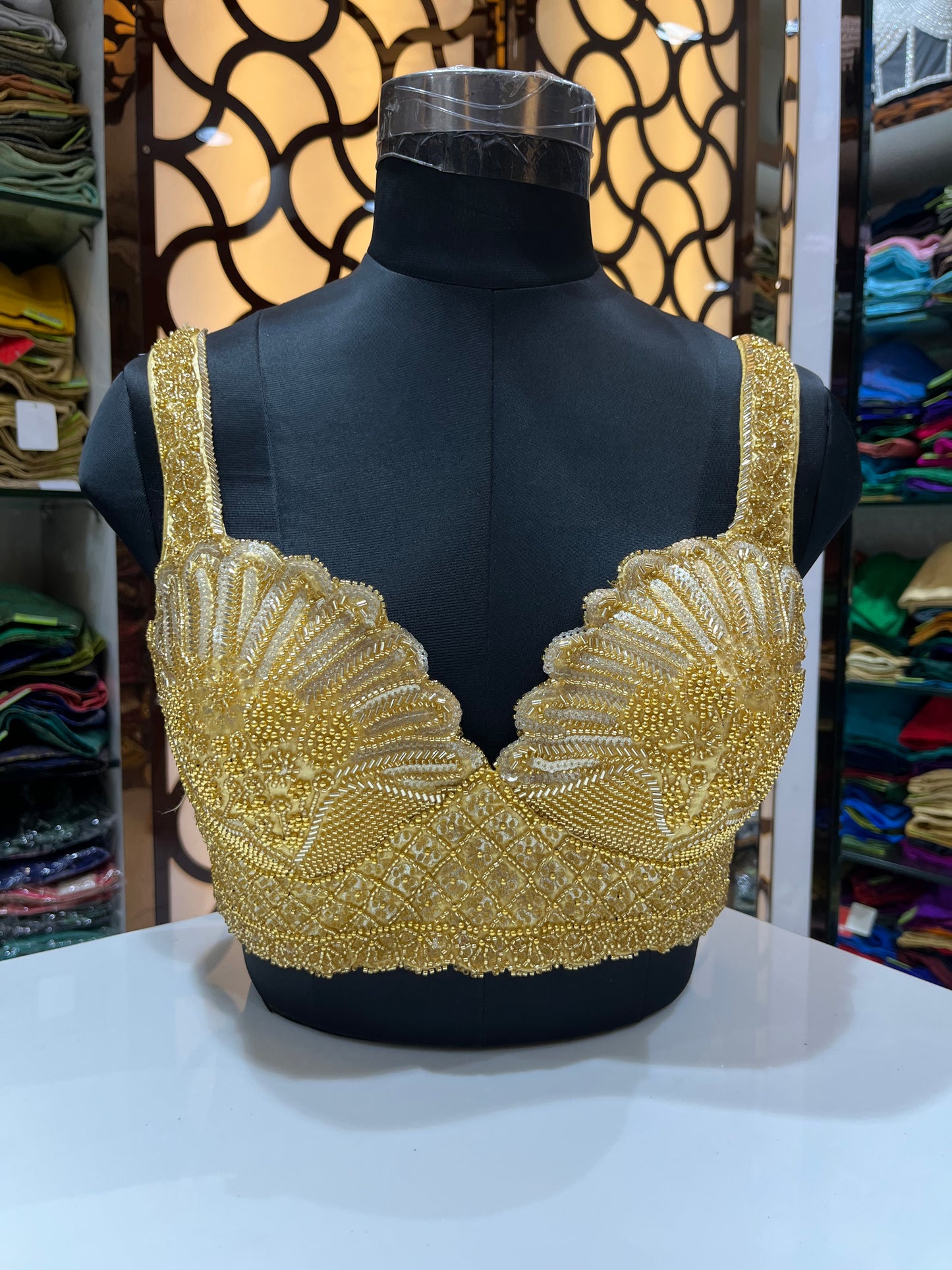 Sovereign Gold Scallop Bodice
