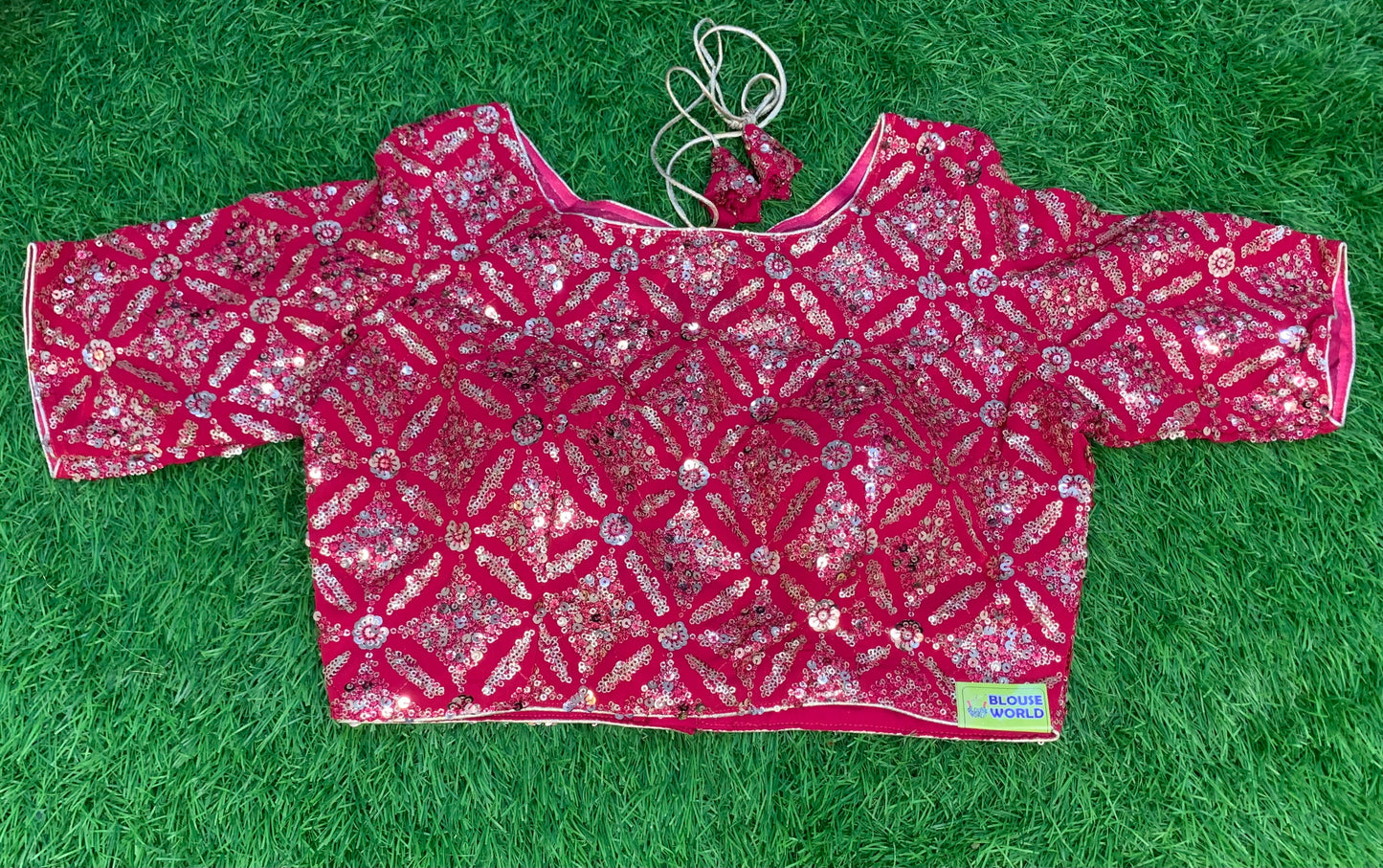 Pink fancy blouse