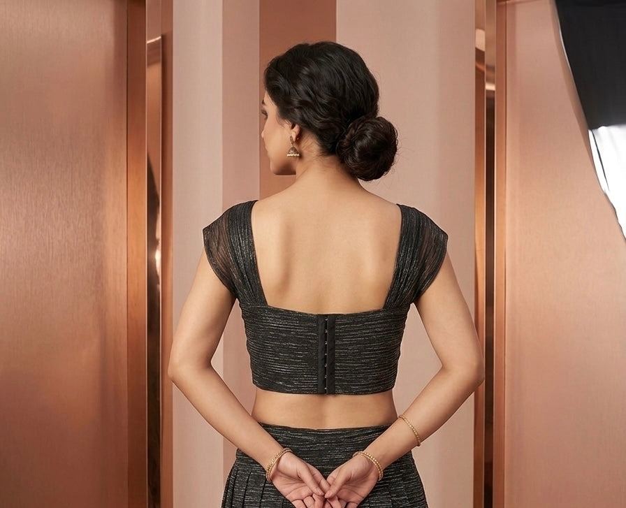 Premium back fancy sleeveless Blouse 👚