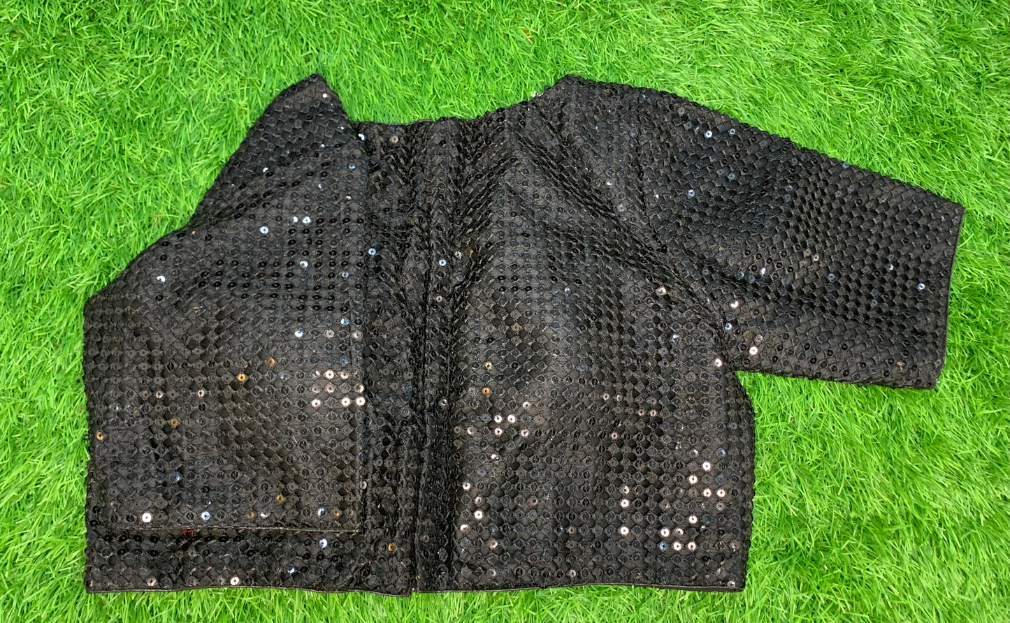 High neck fancy blouse