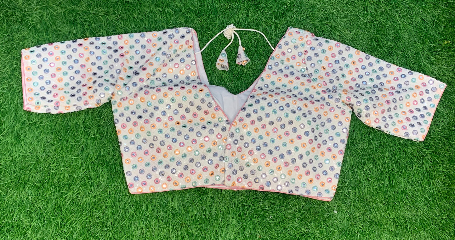 Multicolour colour blouse