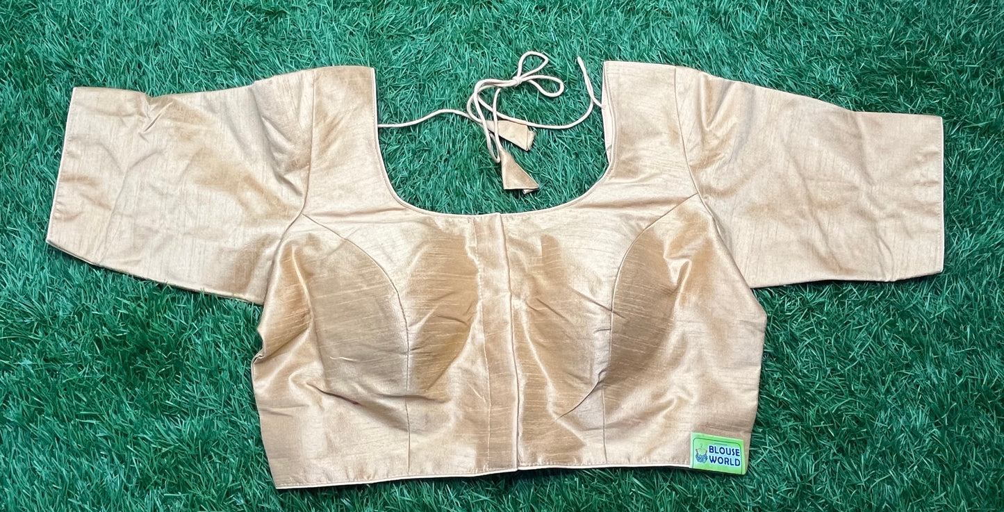 Golden front hooks blouse π