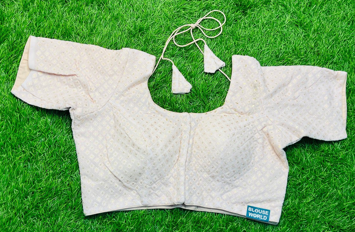 Peach colour fancy blouse