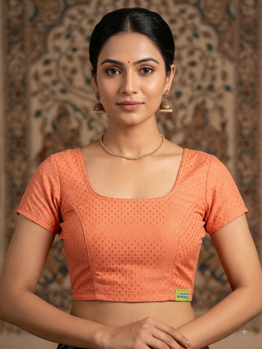Orange 🍊 stretchable blouse 👚(xxlsize