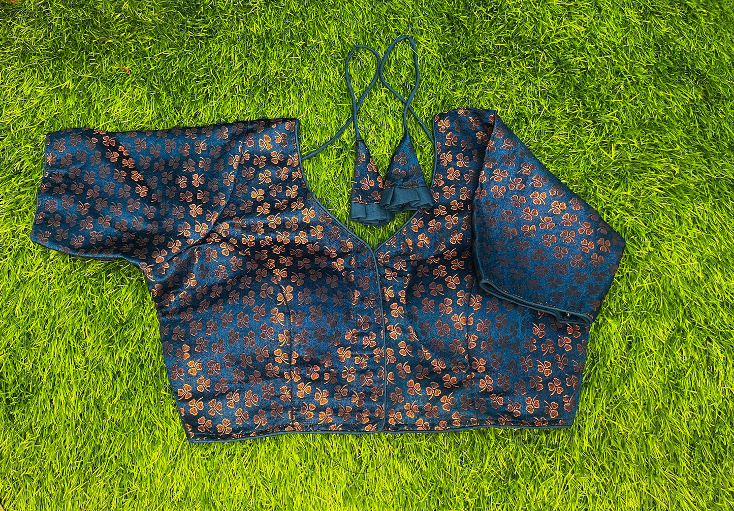 Copper shade work blouse