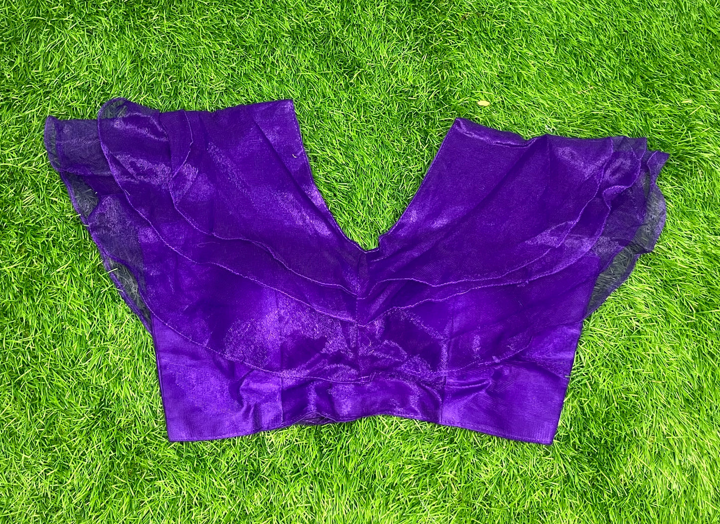 Purple designer blouse