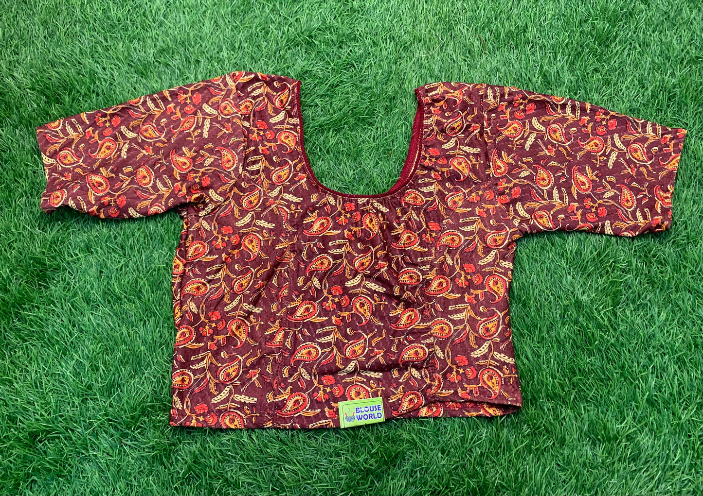 Stretchable Kalam Kari blouse 3xl