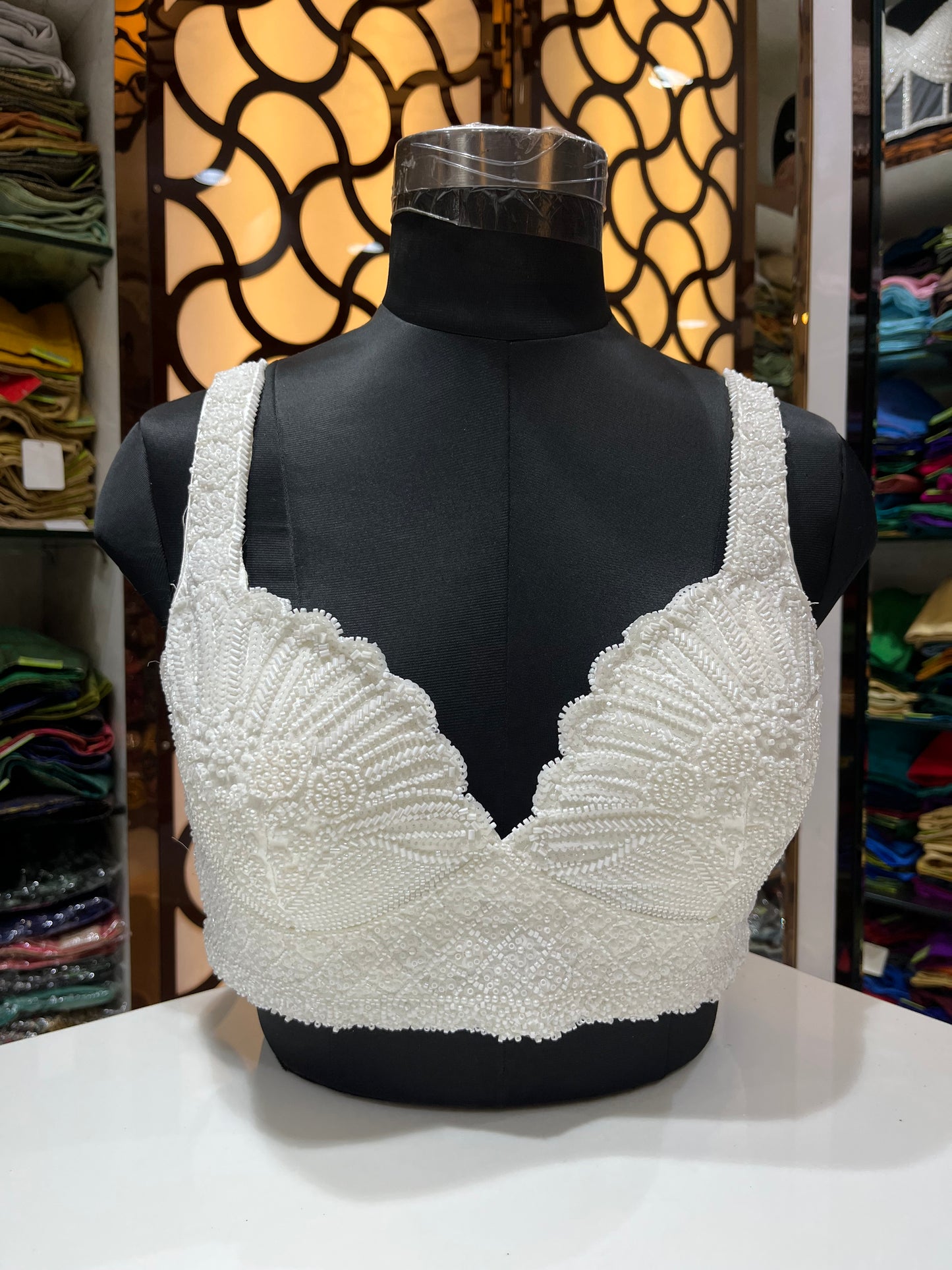 The Pearl Scallop Bralette