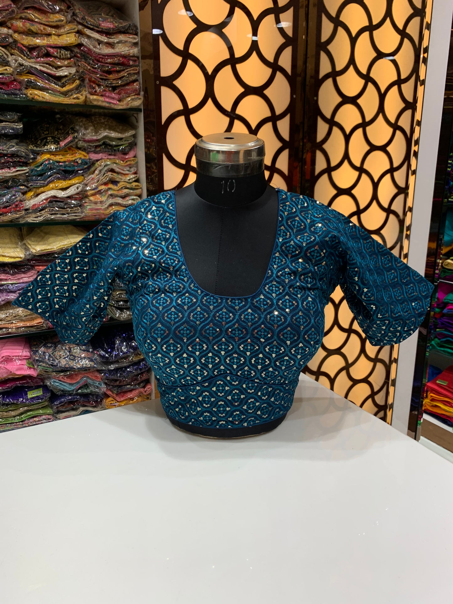 Peacock π¦ blue fancy plus size blouse π