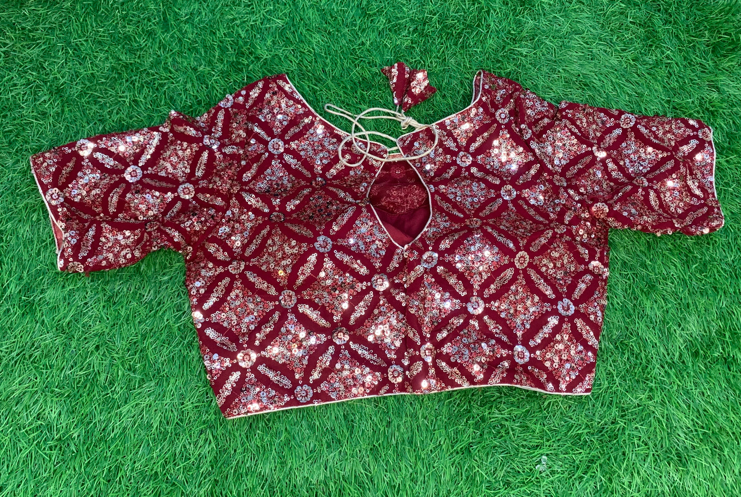 Marron work blouse