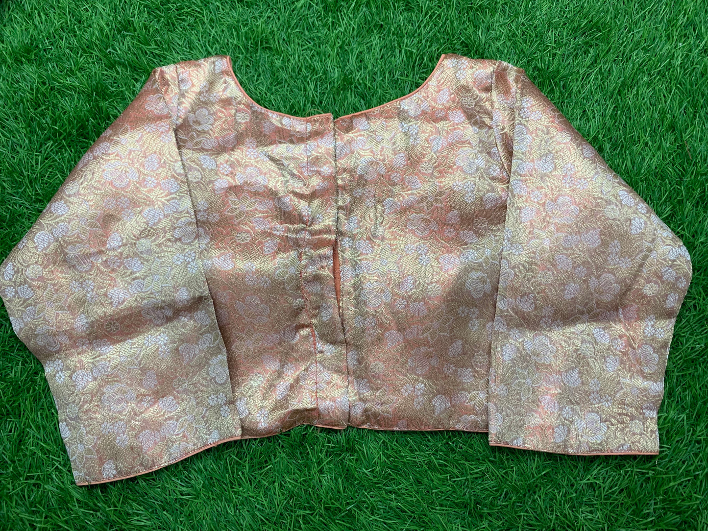Peach 🍑 colour office wear dual shade blouse 👚