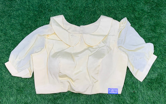 Light 🍦 cream colour Sita Raman trending blouse