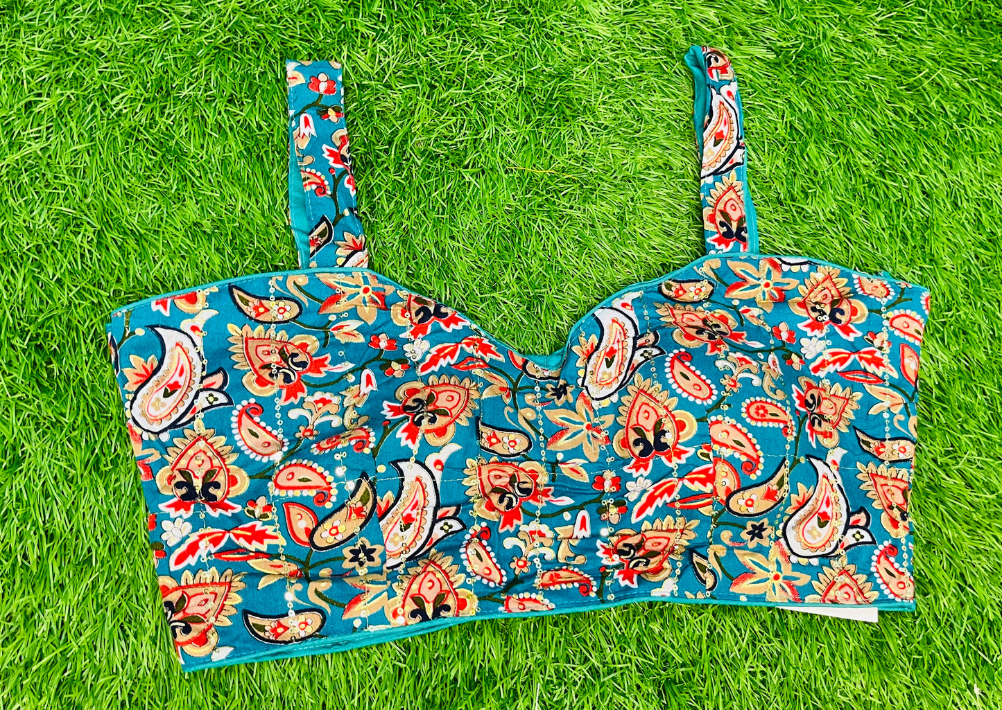 Flower print blouse