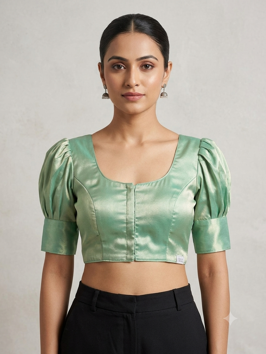 Tissue plain blouse