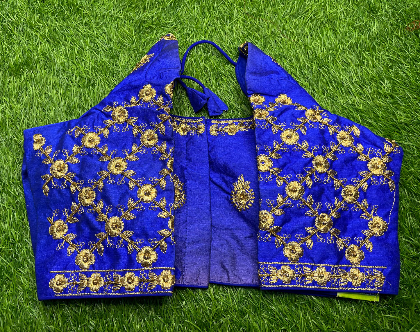 Royal blue designer blouse 👚