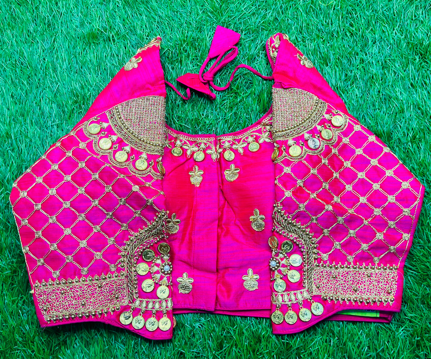Rani pink coin 🪙 work blouse 👚