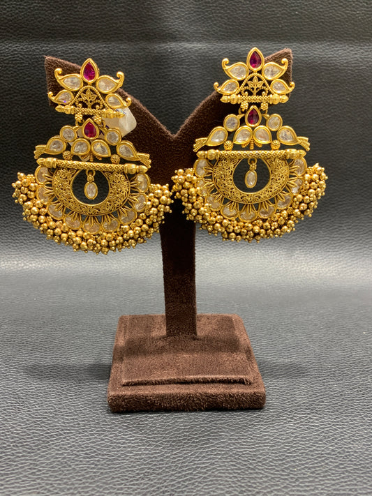 Chandbali poliki Kundan