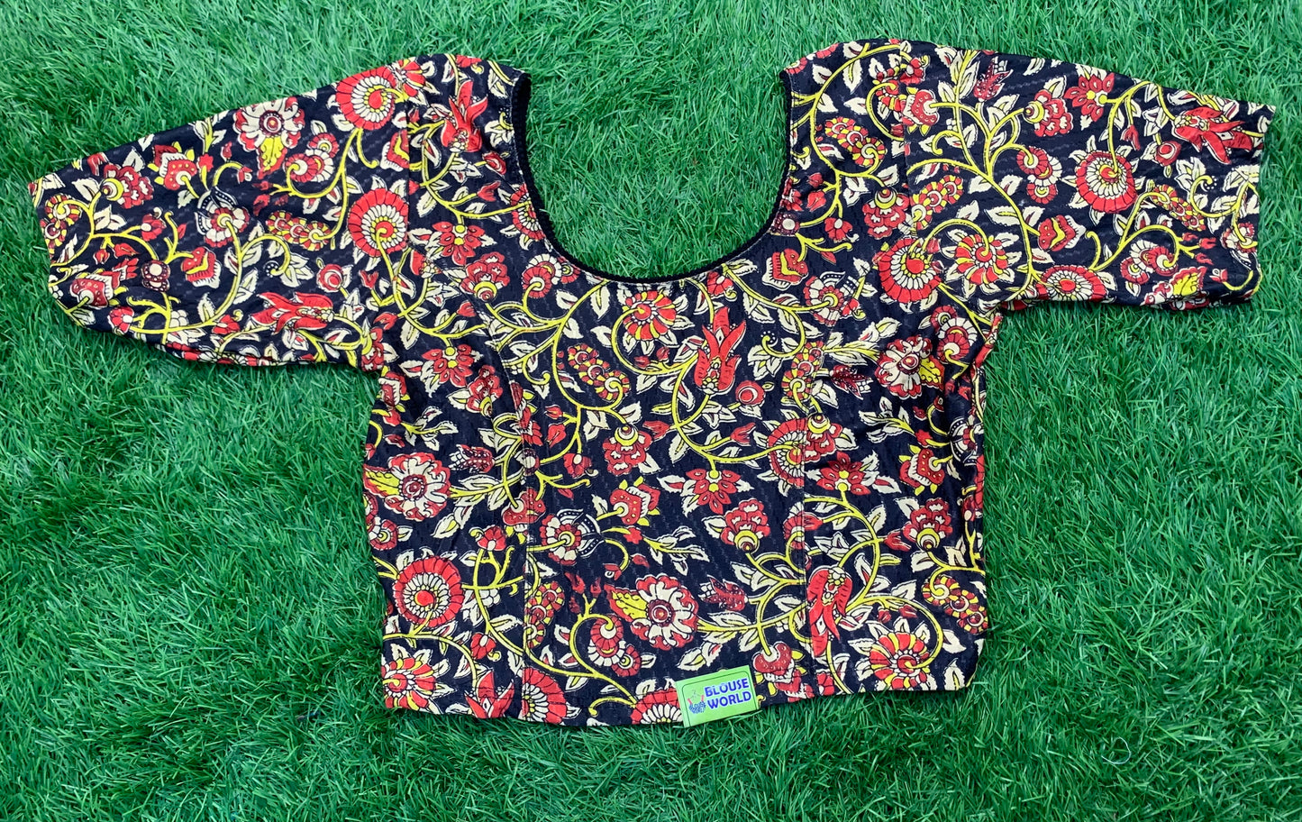 Stretchable blouse printed 3XL