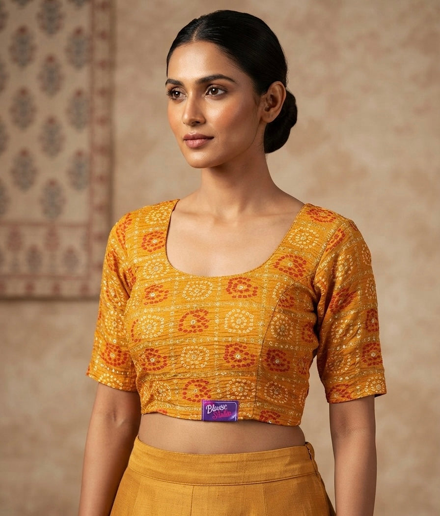 Bandhani strechable xl