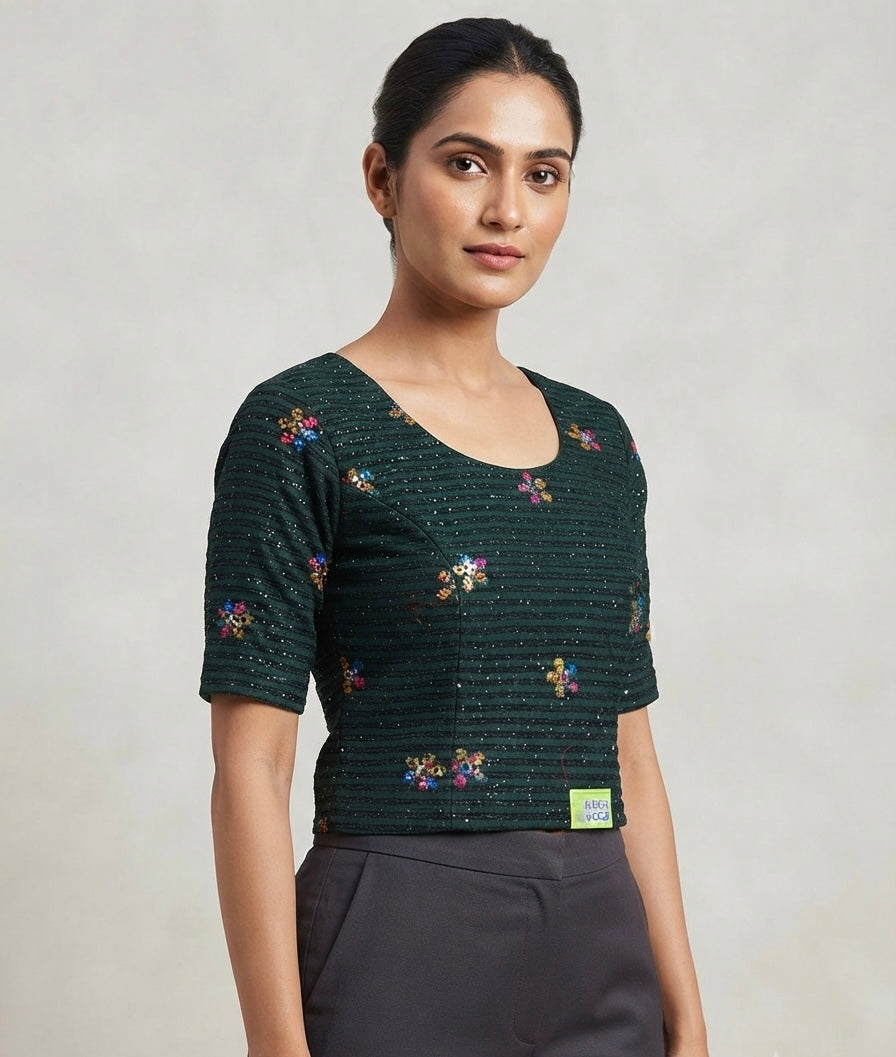 Multi colors stretchable Blouse 👚 (2xl size
