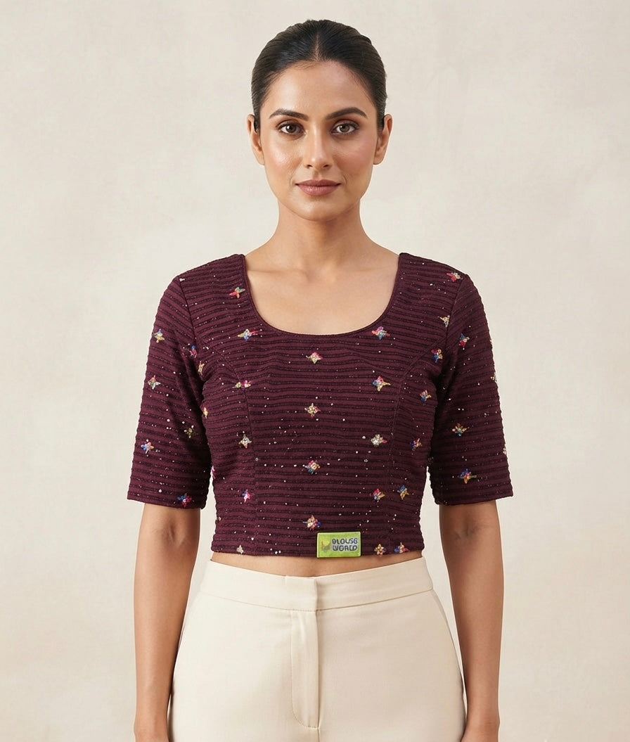Multi colors stretchable Blouse 👚 (2xl size