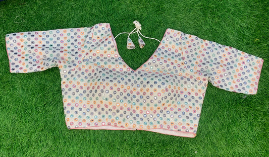 Multicolour colour blouse