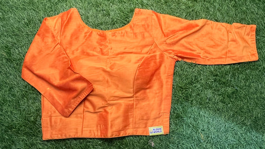 Orange/mustard yellow blouse