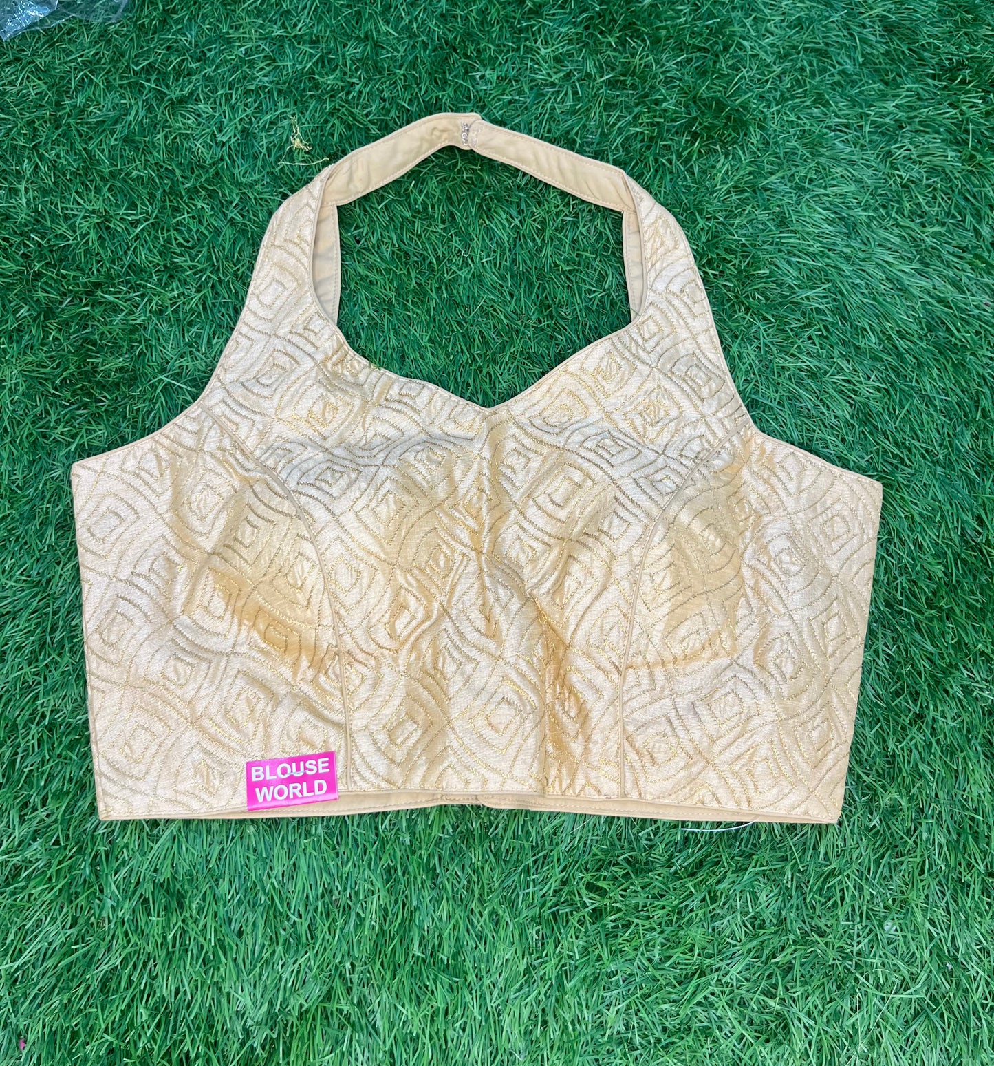 Alter neck spaghetti sleeveless blouse