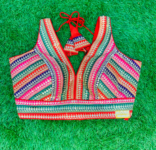 Multicolour blouse with hands