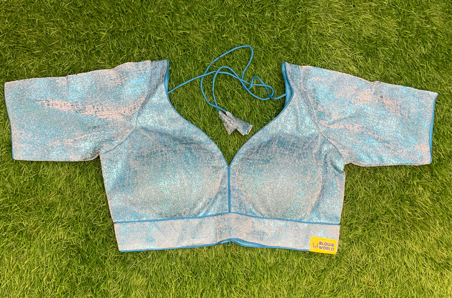 Simmer sky blue blouse