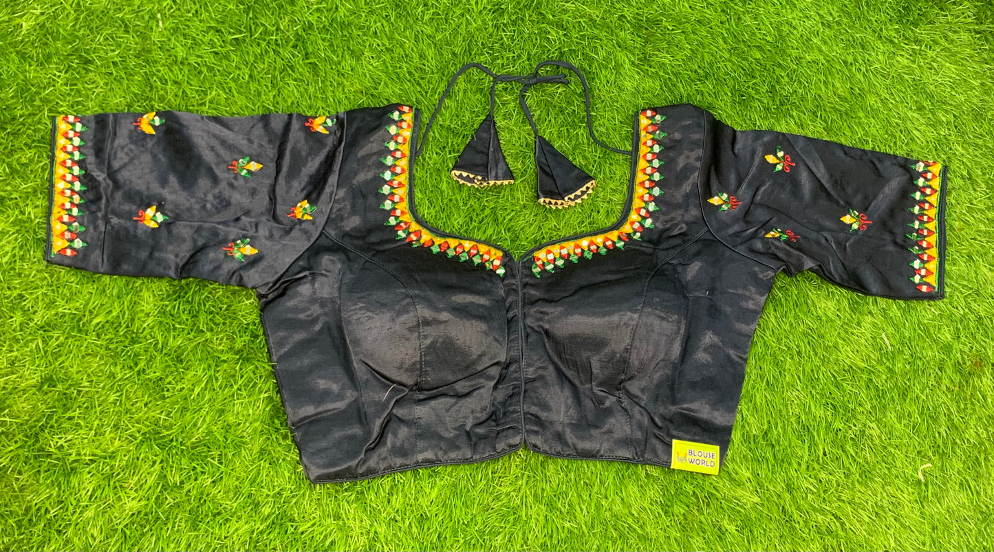 Navy blue multicolour