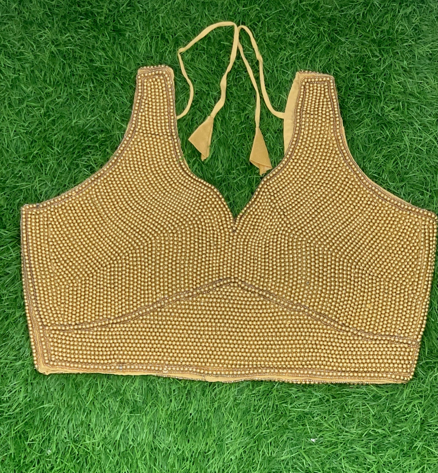 Golden Pearl sleeveless blouse