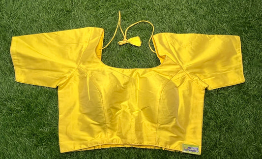 Lemon 🍋 yellow back hooks blouse 👚