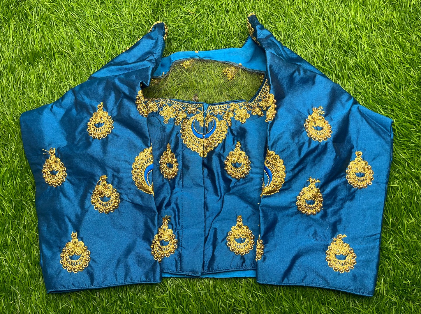Doli wedding blouse blue colour 👚