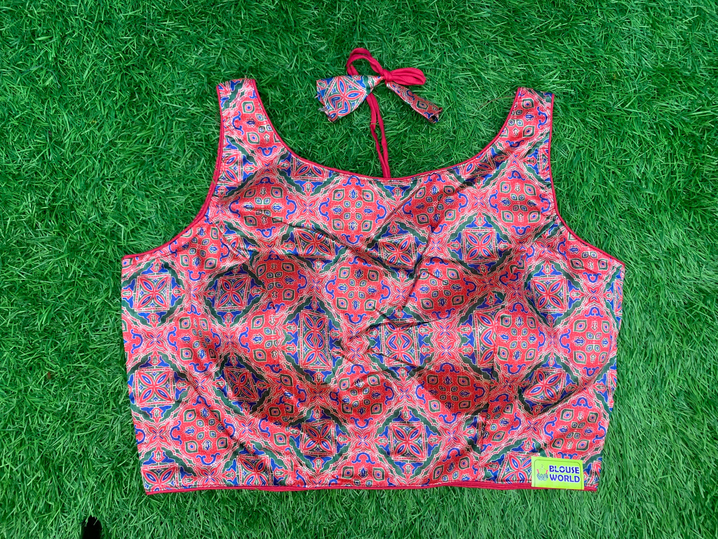 Office wear high neck blouse with hands