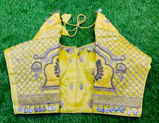 Lemon 🍋 yellow coins 🪙 work blouse 👚