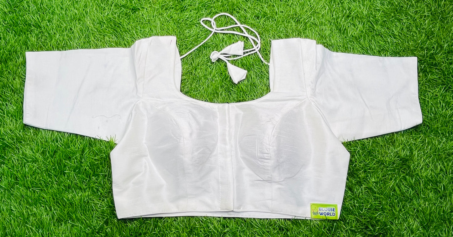 Plain white 🤍🕊️ blouse 👚
