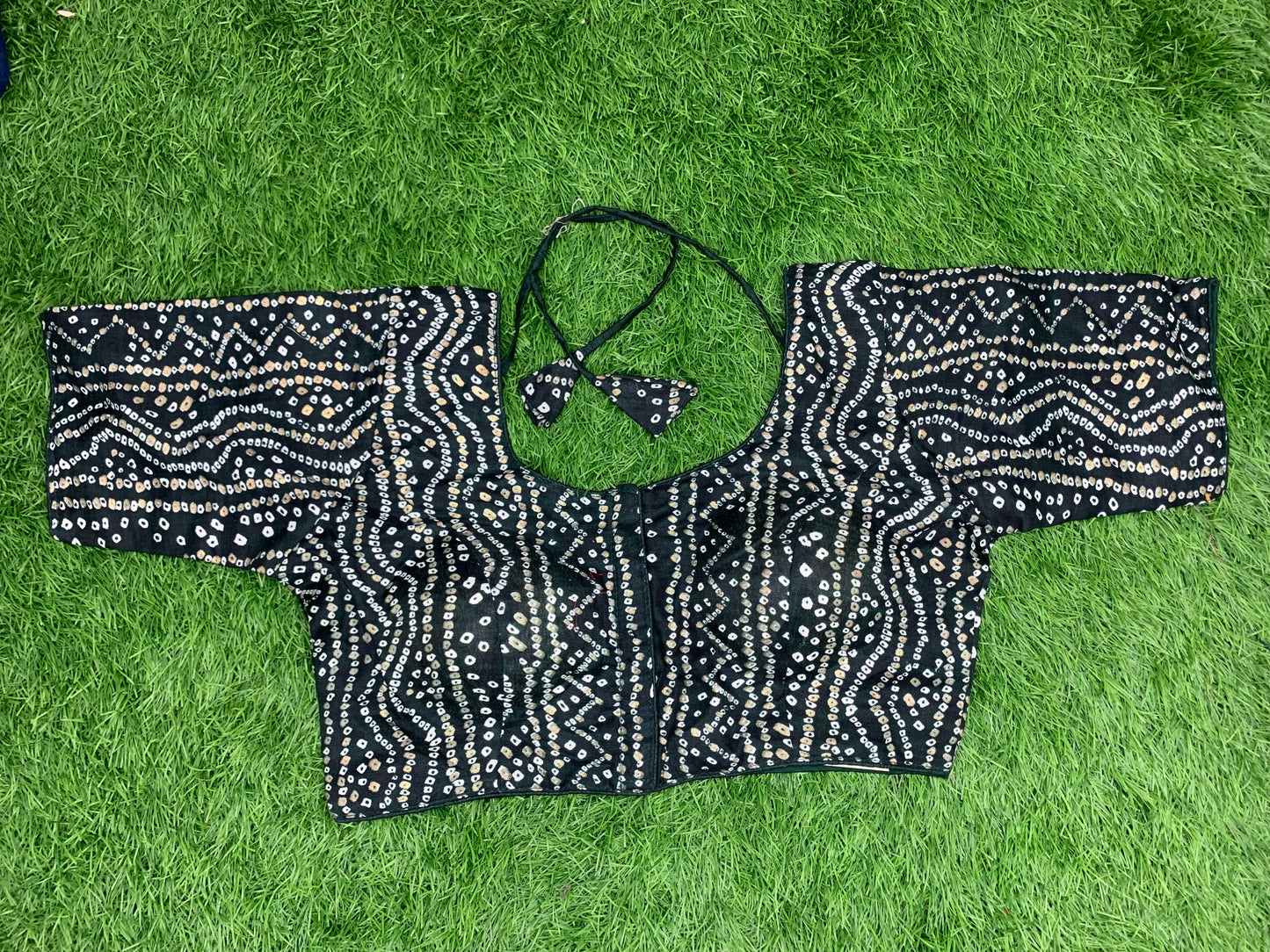 Bottle green blouse