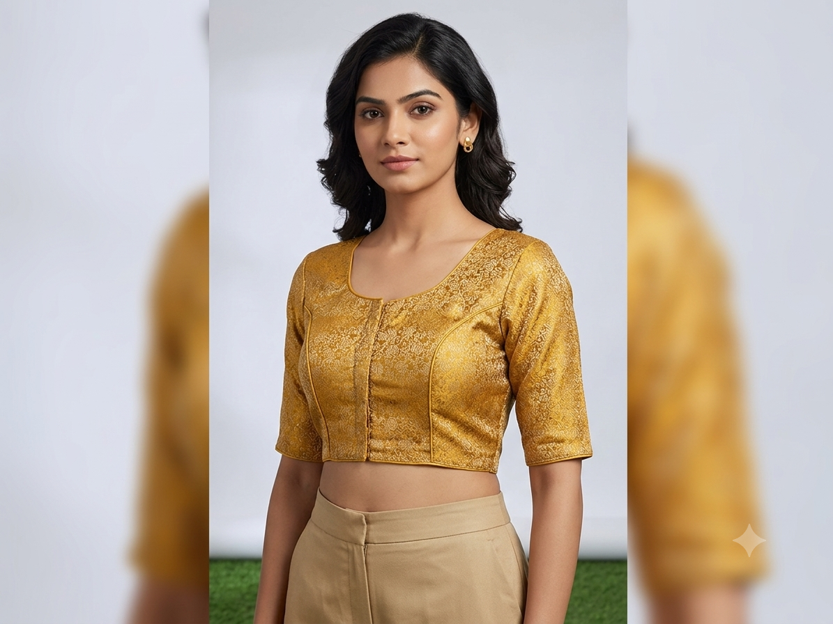 Banaras gold zari Blouse 👚