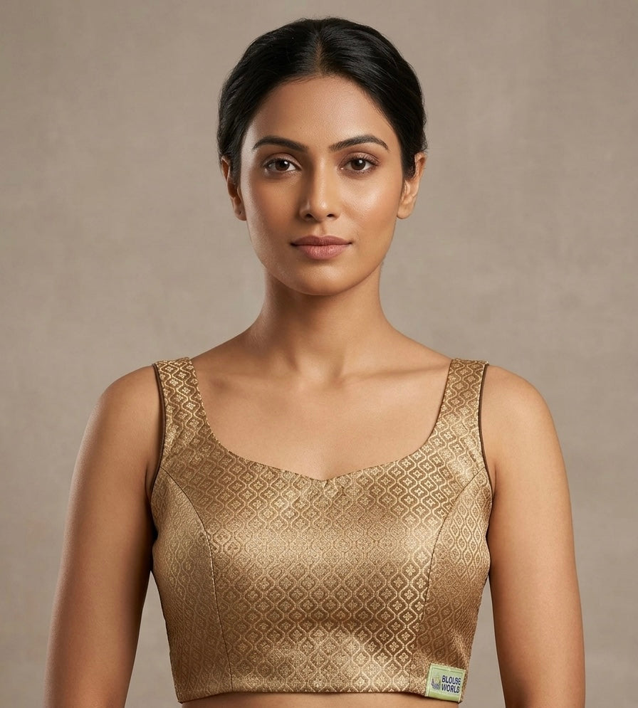 Banaras sleeveless Blouse 👚