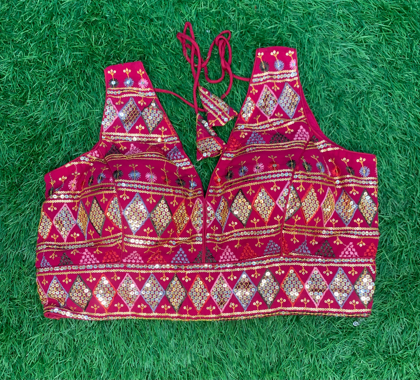 Multicolour fancy blouse