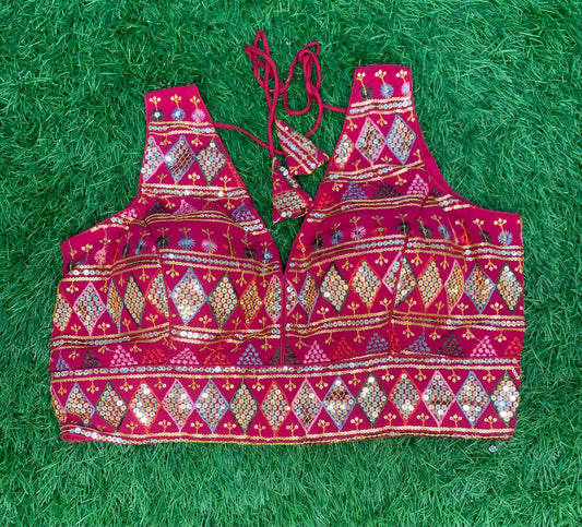 Multicolour fancy blouse