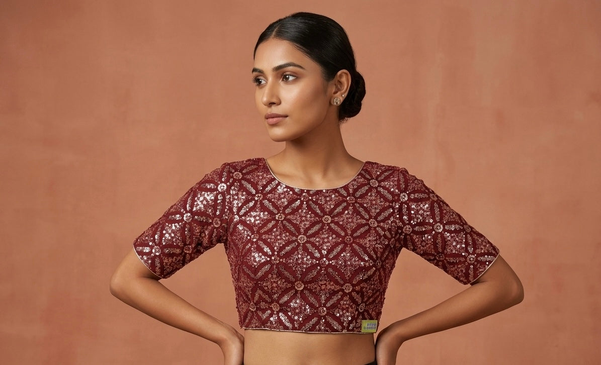 Sequence fancy Blouse 👚