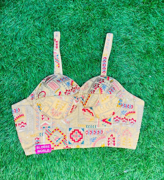 Gold spegati blouse